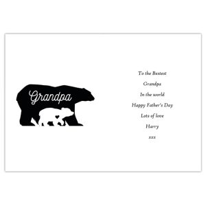 Personalised Fingers May Be Small Daddy Card