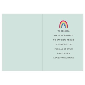 Personalised Any Message Rainbow Card