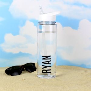 Personalised Island Water Bottle BPA-Free Plastic