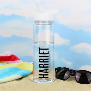 Personalised Island Water Bottle BPA-Free Plastic