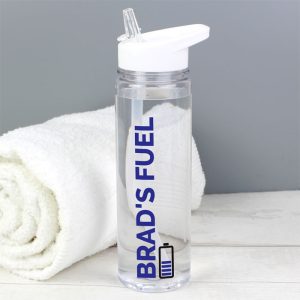 Personalised Blue Fuel Island Water Bottle