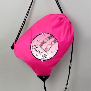 Girl's Personalised Ballet Pink Kit Bag
