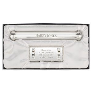 Personalised Engraved Silver Plated Certificate Holder