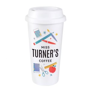 Personalised Teachers Double Walled Travel Mug