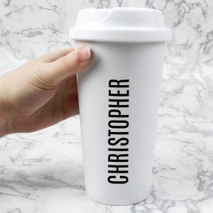 Personalised Name Insulated Travel Mug