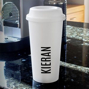 Personalised Name Insulated Travel Mug