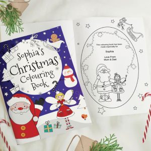 Personalised Christmas Fairy Colouring Book