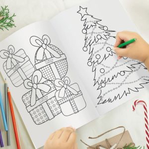 Personalised Christmas Fairy Colouring Book