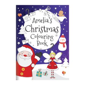 Personalised Christmas Fairy Colouring Book