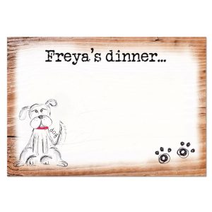 Personalised Scribble Dog Placemat