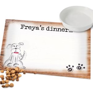Personalised Scribble Dog Placemat