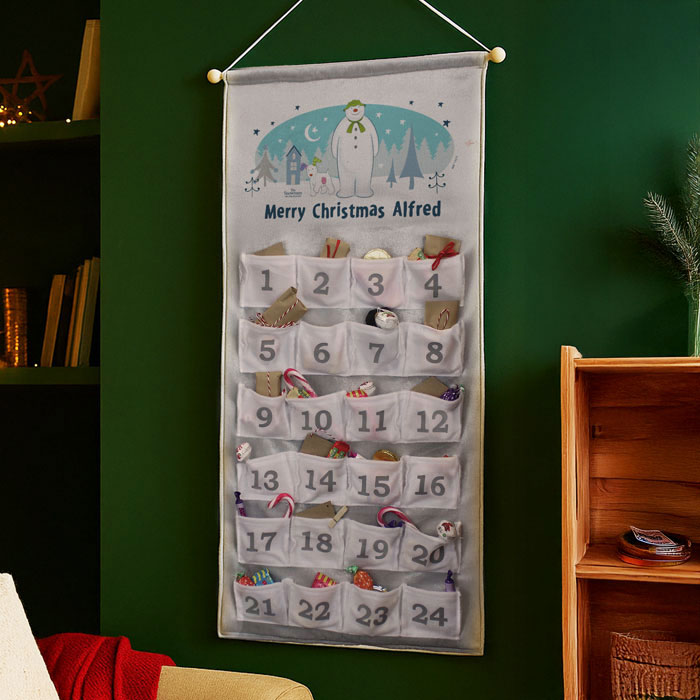 Personalised The Snowman & the Snowdog Advent Calendar