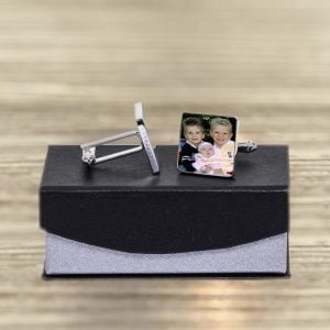 We Love Grandad Photo Upload Cufflinks