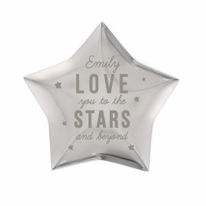 Personalised Love You To The Stars Star Trinket Box