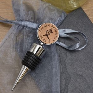 Personalised Feng Shui 'Love' Wine Bottle Stopper