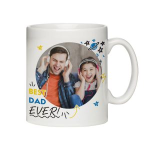 Personalised Best Ever Photo Upload White Ceramic Mug