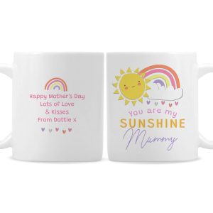 Personalised You Are My Sunshine Ceramic Mug
