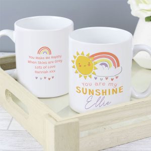 Personalised You Are My Sunshine Ceramic Mug