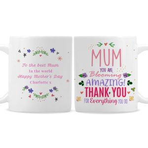 Personalised You Are Blooming Amazing Ceramic Mug