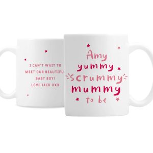 Personalised Yummy Scrummy Mummy To Be Mug