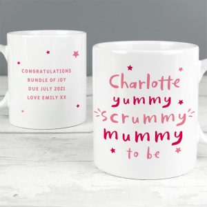 Personalised Yummy Scrummy Mummy To Be Mug