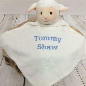 Personalised Cubbies Loverby Lamb Comforter Pink or Blue