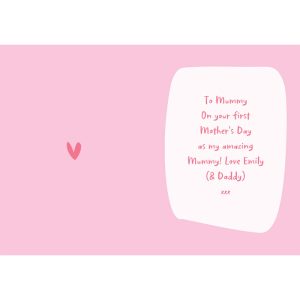 Personalised Happy First Mother's Day Card