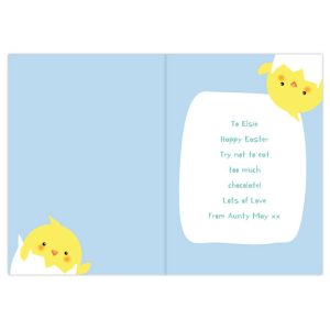 Personalised Have A Cracking Children's Easter Card