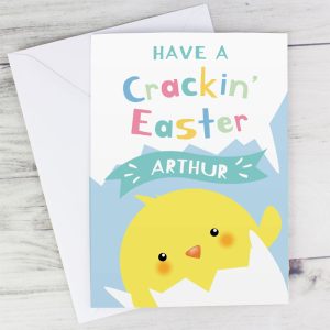 Personalised Have A Cracking Children's Easter Card