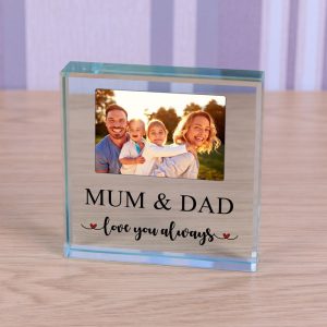 Personalised Glass Photo Token Love You Always