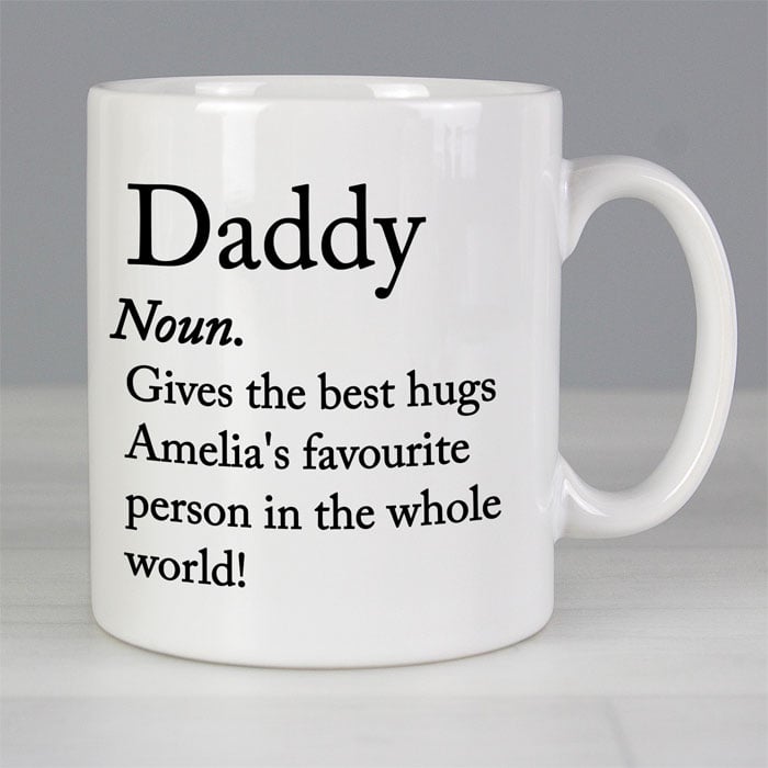 Personalised Dictionary Definition Ceramic Mug