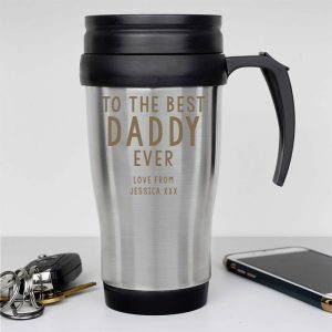 Personalised Free Text Travel Mug - Birthday or Teacher Gift