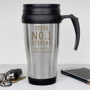 Personalised Free Text Travel Mug - Birthday or Teacher Gift