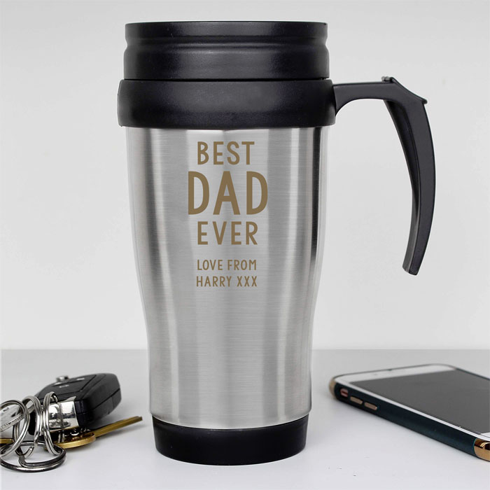 Personalised Free Text Travel Mug - Birthday or Teacher Gift
