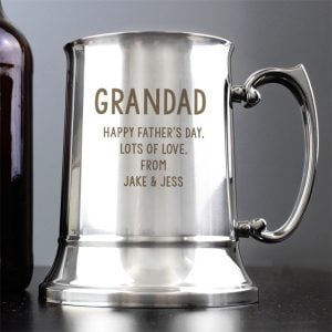 Personalised Free Text Stainless Steel Tankard