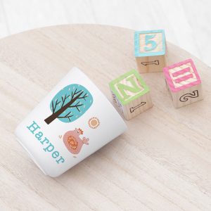 Personalised Kid's Scandi Summer Plastic Dining Set