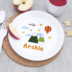 Personalised Kid's Adventure Plastic Dining Set