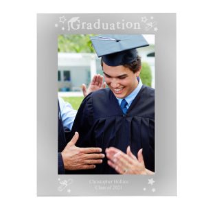 Personalised Graduation 5x7 Inch Silver Photo Frame