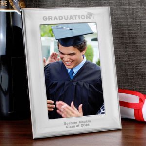 Personalised Graduation 4x6 Inch Aluminium Photo Frame