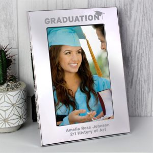 Personalised Graduation 4x6 Inch Aluminium Photo Frame