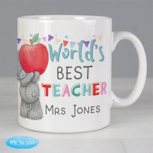 Personalised Me to You World's Best Ceramic Teacher Mug