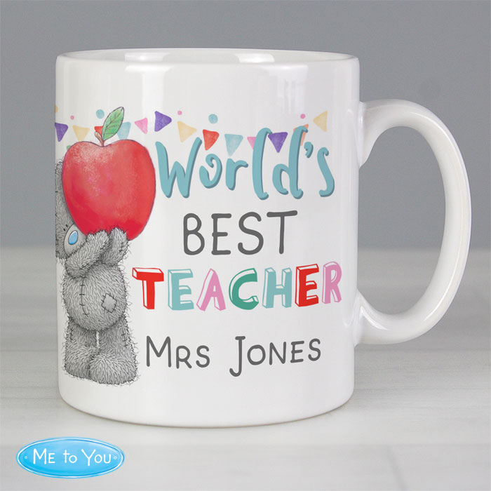 Personalised Me to You World's Best Ceramic Teacher Mug