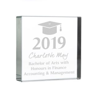 Personalised Graduation Glass Token