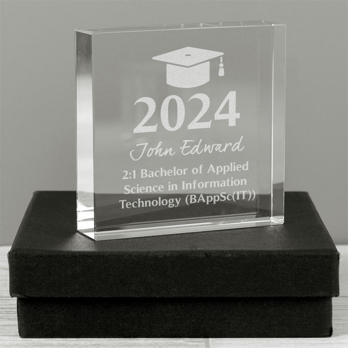 Personalised Graduation Glass Token