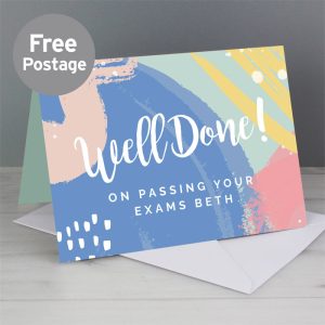 Personalised Well Done Card