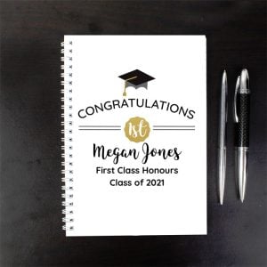 Personalised Graduation A5 Notebook