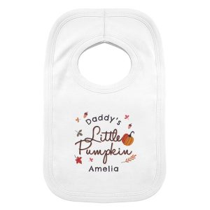 Personalised Baby's First Halloween Bib - Little Pumpkin