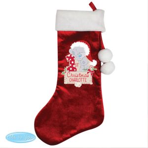 Personalised Tiny Tatty Teddy My 1st Christmas Stocking