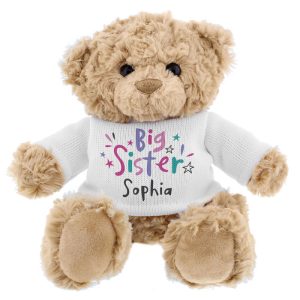 Personalised Big Sister Teddy Bear – Soft Toy Gift