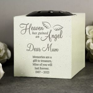 Personalised Little Angel Memorial Graveside Flower Holder